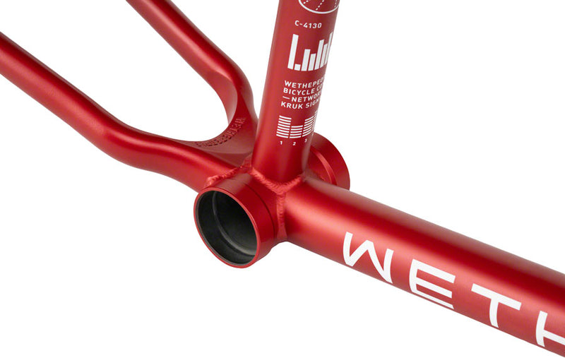 Load image into Gallery viewer, We The People Network BMX Frame - 20.5&quot; TT, Matte Metallic Red
