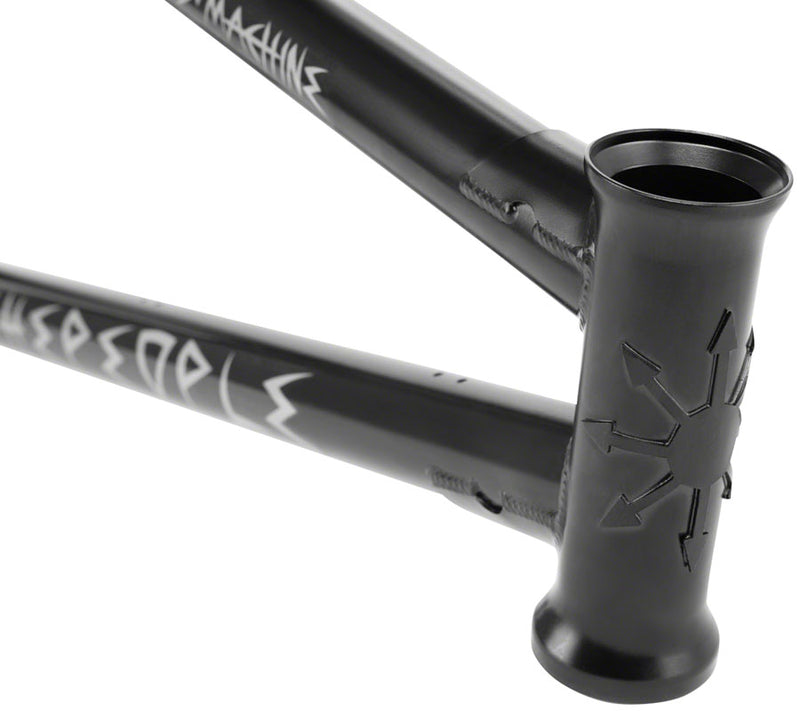 Load image into Gallery viewer, We The People Chaos Machine BMX Frame - 21.7&quot; TT, Black
