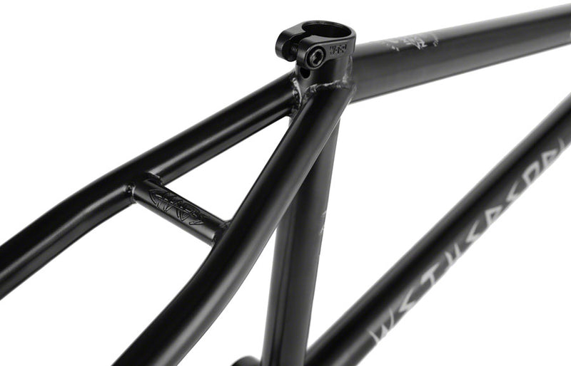 Load image into Gallery viewer, We The People Chaos Machine BMX Frame - 21.7&quot; TT, Black
