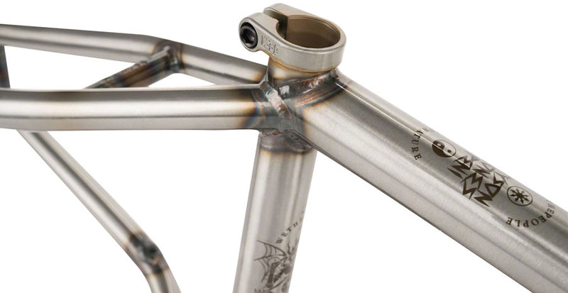 Load image into Gallery viewer, We The People Chaos Machine BMX Frame - 21.7&quot; TT, Glossy Raw

