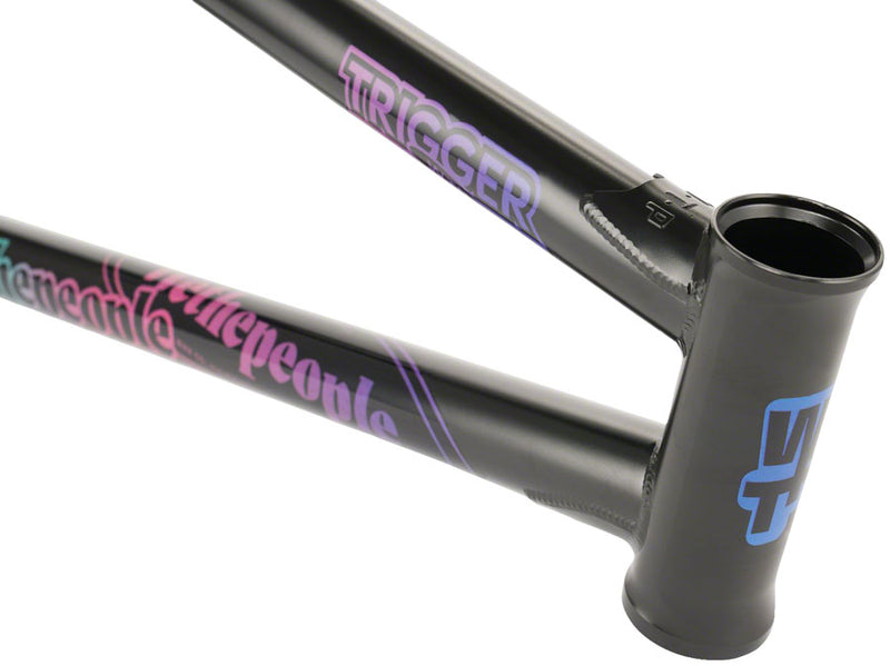 Load image into Gallery viewer, We The People Trigger BMX Frame - 20.75&quot; TT, Black
