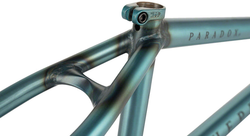 Load image into Gallery viewer, We The People Paradox BMX Frame - 20.75&quot; TT, Matte Translucent Mint
