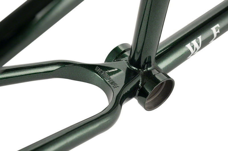 Load image into Gallery viewer, We The People Paradox BMX Frame - 20.75&quot; TT, Abyss Green

