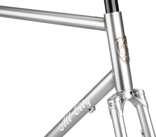 All-City Super Professional Frameset - 700c / 650b, Steel, Quicksilver, 46cm