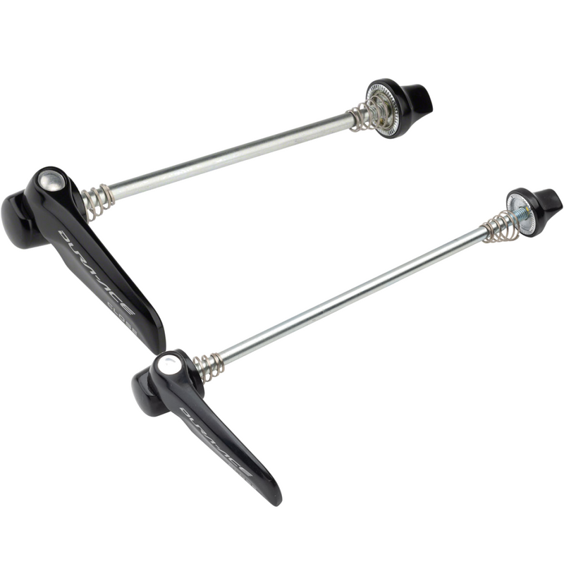 Load image into Gallery viewer, Shimano Dura-Ace R9100 Front &amp; Rear Quick Release Skewers | High-Performance Cycling Components
