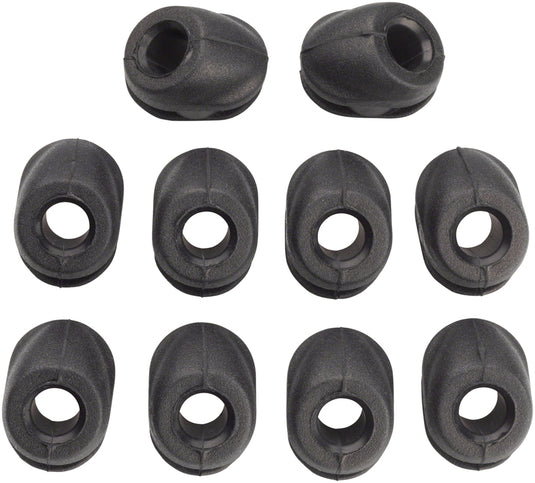 Jagwire OEM-Quality Frame Plugs Bundle | 5mm & 4mm Housing, Angled Entry, Cable Routing Accessories