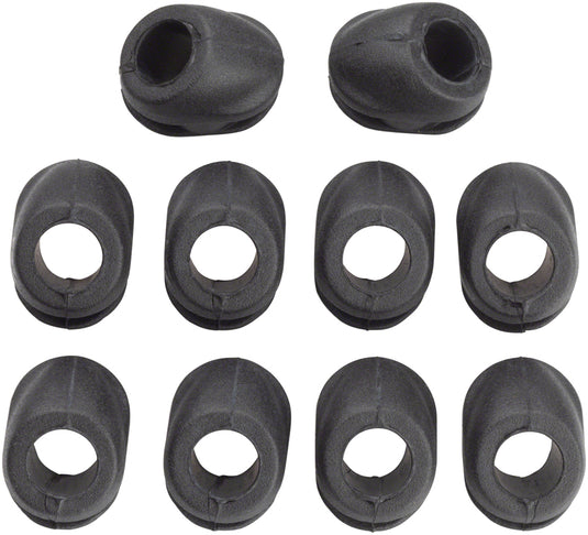 Jagwire OEM-Quality Frame Plugs Bundle | 5mm & 4mm Housing, Angled Entry, Cable Routing Accessories