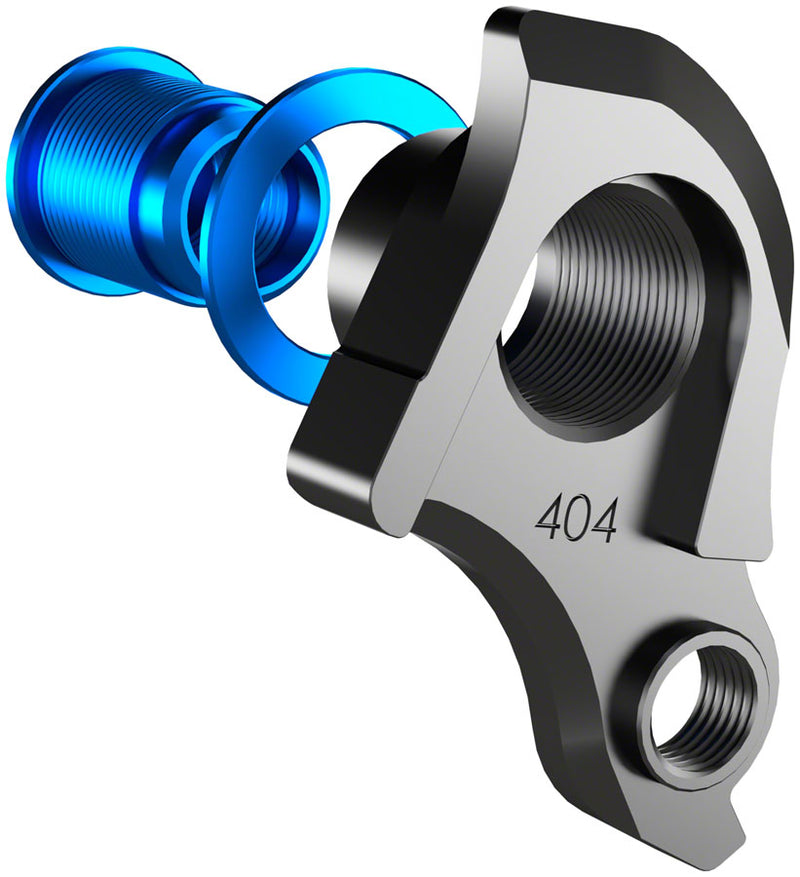 Load image into Gallery viewer, Wheels Manufacturing Universal Derailleur Hanger - 404-5, For Frames designed to accept SRAM UDH, Black/Teal
