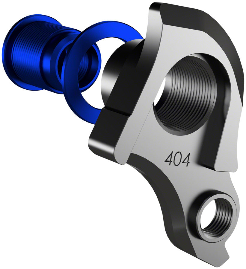 Wheels Manufacturing Universal Derailleur Hanger - 404-6, For Frames designed to accept SRAM UDH, Black/Blue