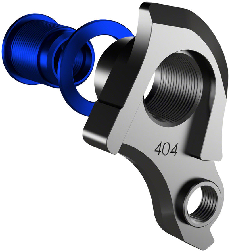Load image into Gallery viewer, Wheels Manufacturing Universal Derailleur Hanger - 404-6, For Frames designed to accept SRAM UDH, Black/Blue
