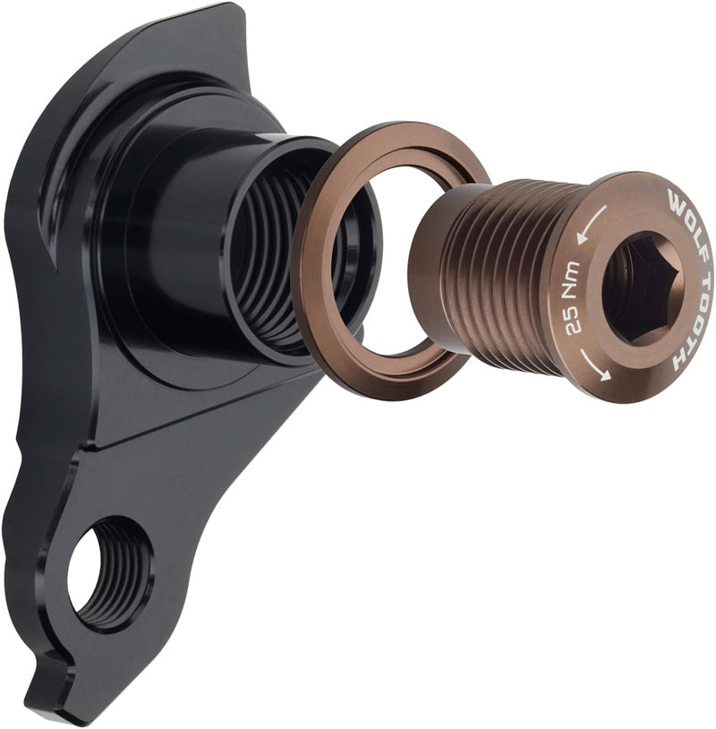 Load image into Gallery viewer, Wolf Tooth Universal Derailleur Hanger - For UDH Equipped Frames, Espresso
