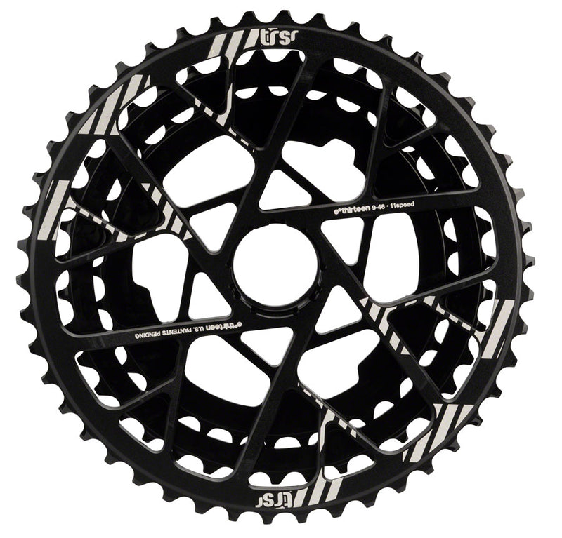 Load image into Gallery viewer, e*thirteen replacement Aluminum Cogs for TRS Plus 11-Speed Cassette 33-46t Black
