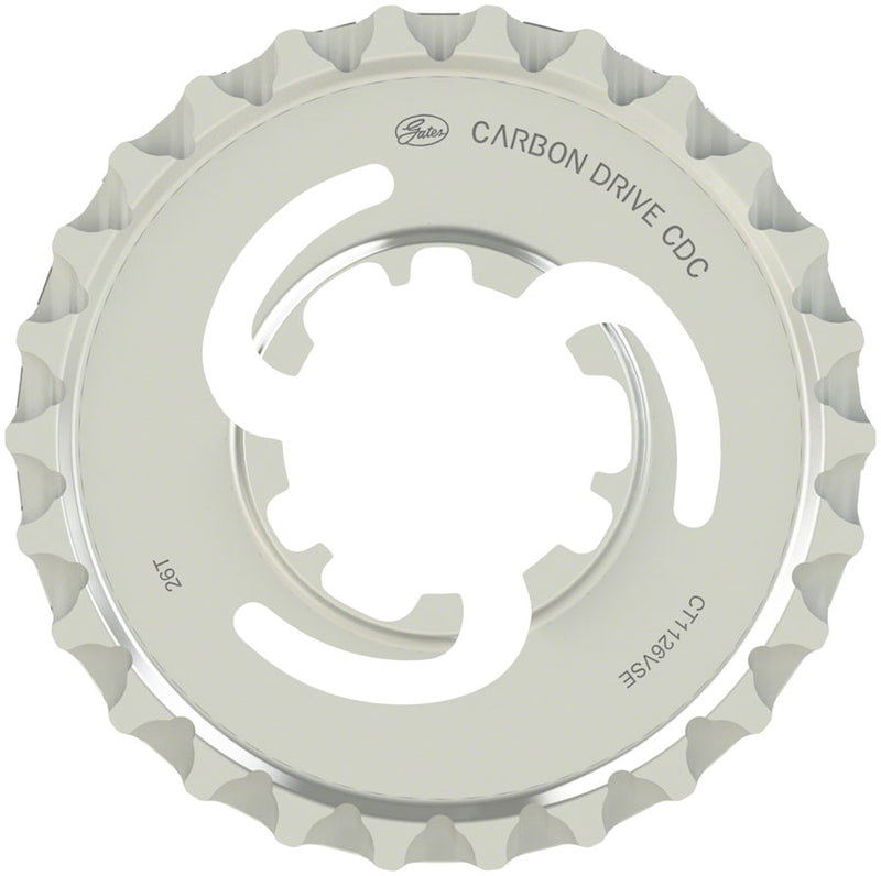 Load image into Gallery viewer, Gates Carbon Drive CDC CenterTrack Rear Sprocket for Enviolo - 26t, Silver
