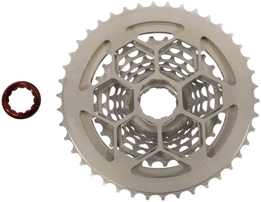 Prestacycle UniBlock PRO Gravel Cassette - 11-Speed, For HG 11 Freehub, 11-42, Silver