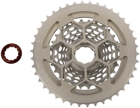 Prestacycle UniBlock PRO Gravel Cassette - 11-Speed, For HG 11 Freehub, 11-40, Silver