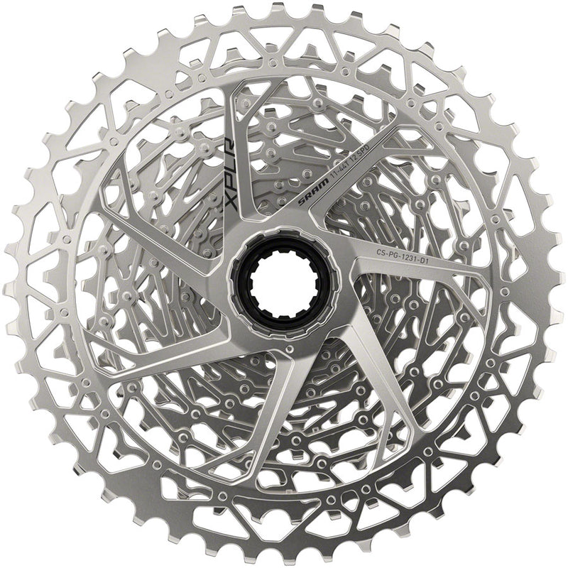 Load image into Gallery viewer, SRAM XPLR PG-1231 Cassette - 12-Speed, 11-44t, Silver, D1
