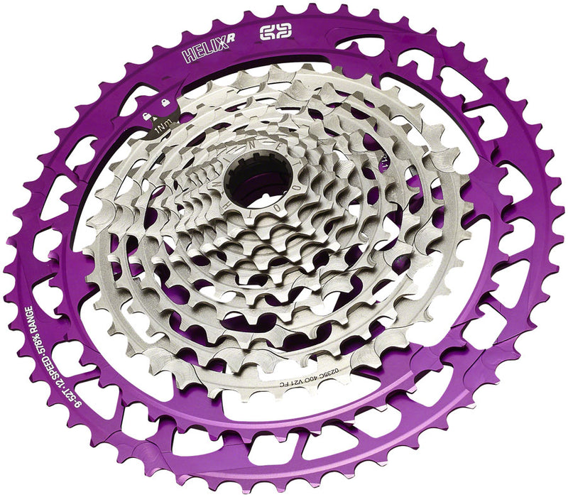 Load image into Gallery viewer, e*thirteen Helix Race Cassette - 12-Speed, 9-52t, Eggplant
