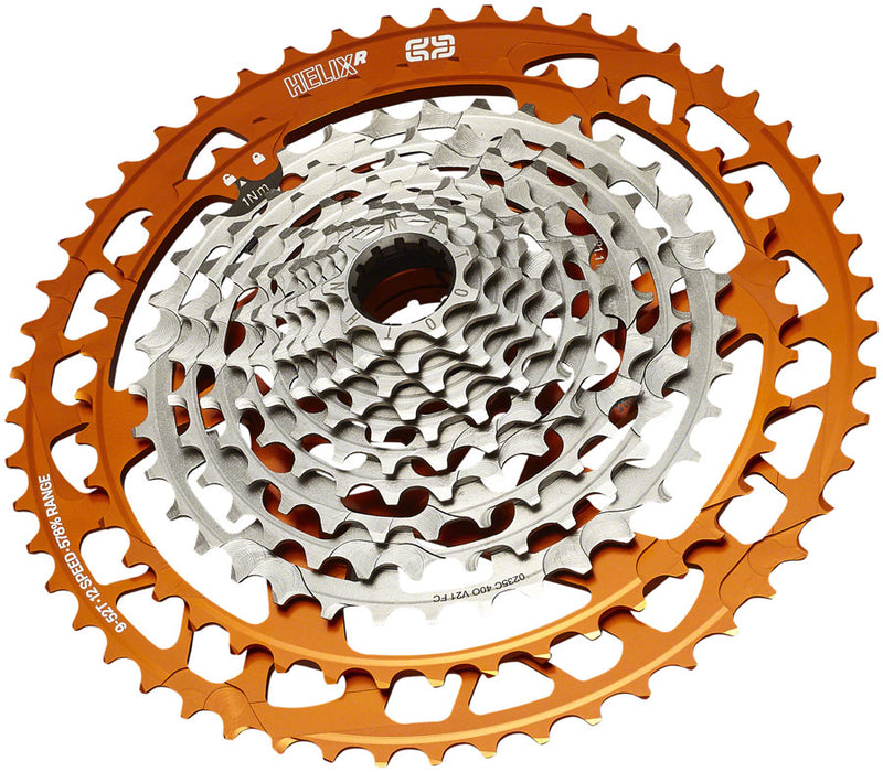 Load image into Gallery viewer, e*thirteen Helix Race Cassette - 12-Speed, 9-52t, Naranja
