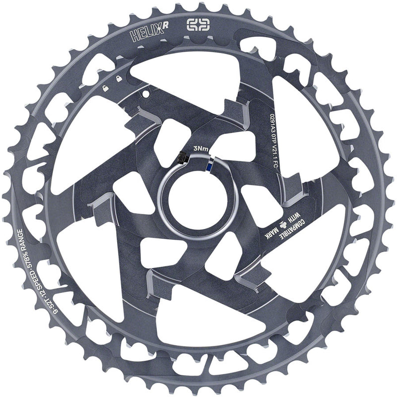 Load image into Gallery viewer, e*thirteen Helix Race Cassette - 12-Speed, 9-52t, Gray
