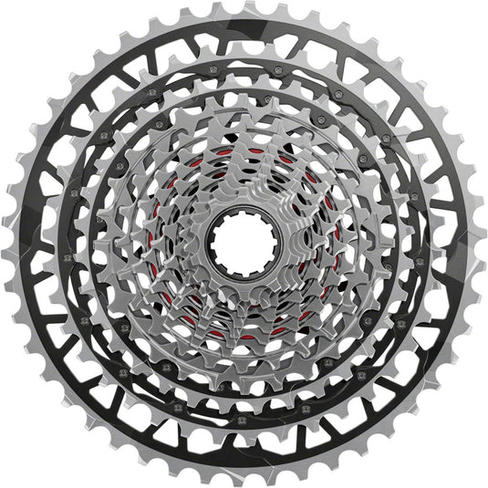 SRAM RED XPLR 1x 13-Speed Gravel Drivetrain Bundle with XG-1391 Cassette, UDH Hangerless Rear Derailleur, Carbon Components, Magic Wheel, and Flattop Compatibility