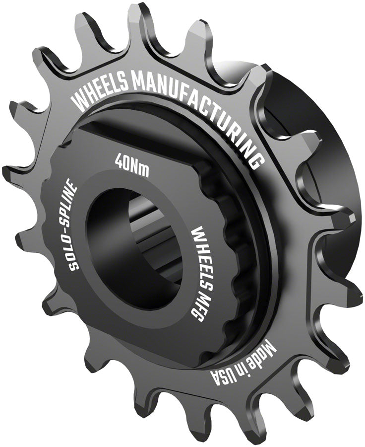 Load image into Gallery viewer, Wheels Manufacturing SOLO-SPLINE Micro Spline Single Speed Conversion Kit - 18t, For Shimano Micro Spline Hub Bodies,
