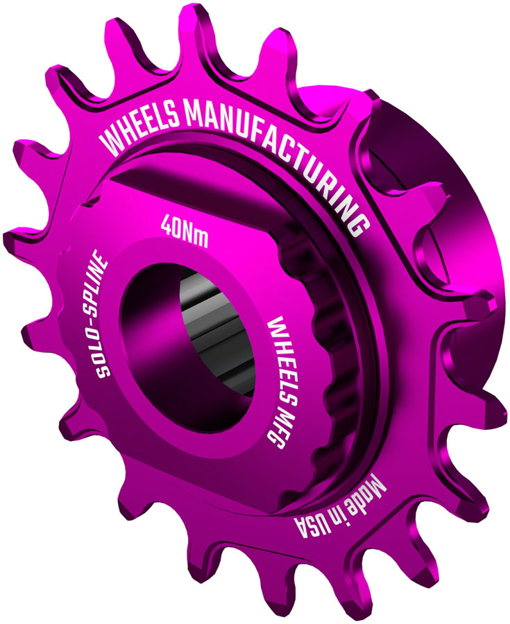 Load image into Gallery viewer, Wheels Manufacturing SOLO-SPLINE Micro Spline Single Speed Conversion Kit - 18t, For Shimano Micro Spline Hub Bodies,
