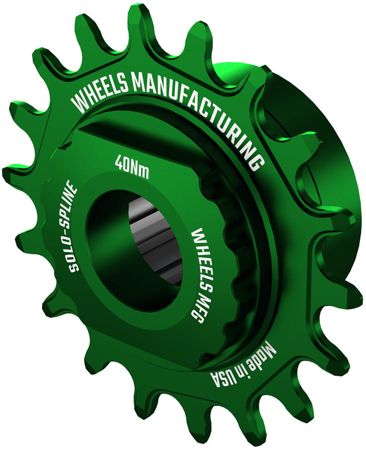 Load image into Gallery viewer, Wheels Manufacturing SOLO-SPLINE Micro Spline Single Speed Conversion Kit - 18t, For Shimano Micro Spline Hub Bodies,
