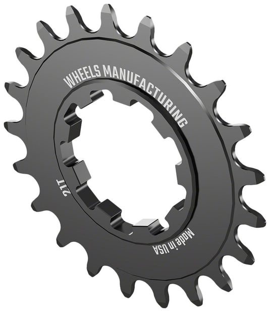 Wheels Manufacturing SOLO-SPEED Cog - 21t, Fits SOLO-SPLINE and SOLO-XD kits, Black