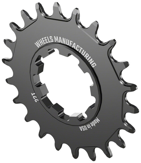 Wheels Manufacturing SOLO-SPEED Cog - 22t, Fits SOLO-SPLINE and SOLO-XD kits, Black