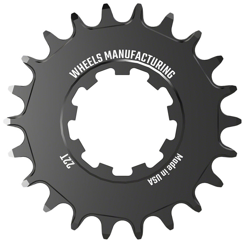 Load image into Gallery viewer, Wheels Manufacturing SOLO-SPEED Cog - 22t, Fits SOLO-SPLINE and SOLO-XD kits, Black
