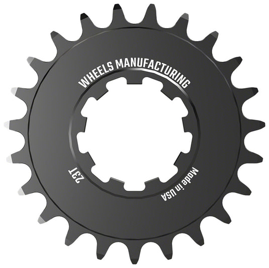 Wheels Manufacturing SOLO-SPEED Cog - 23t, Fits SOLO-SPLINE and SOLO-XD kits, Black