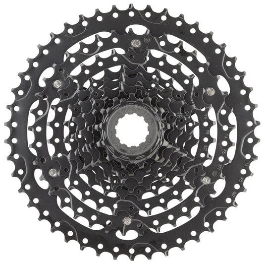microSHIFT ADVENT 9-Speed Rear Derailleur & Cassette Bundle Wide Range, Long Cage, Hardened Steel Cogs, Trail-Ready Performance