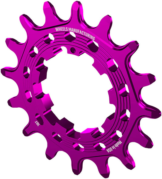 Wheels Manufacturing SOLO HG Cog - 16t, Fits SOLO-HG Kits, Purple