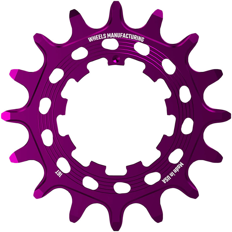 Load image into Gallery viewer, Wheels Manufacturing SOLO HG Cog - 16t, Fits SOLO-HG Kits, Purple
