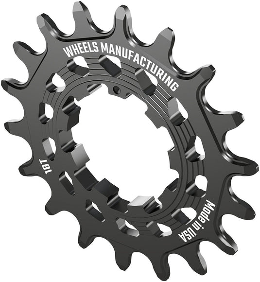Wheels Manufacturing SOLO HG Cog - 18t, Fits SOLO-HG Kits, Black