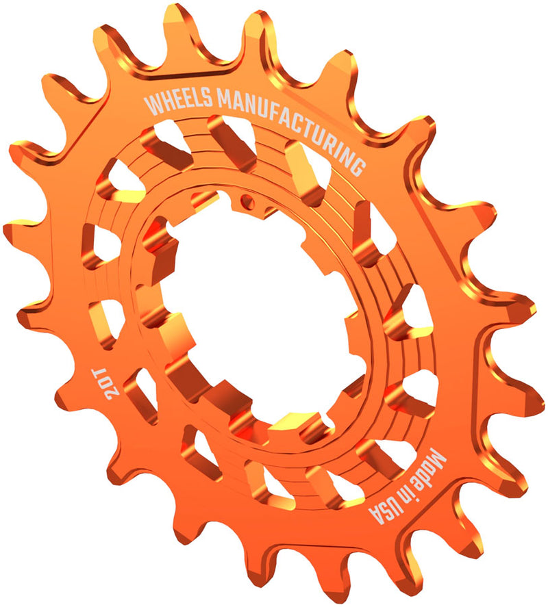 Load image into Gallery viewer, Wheels Manufacturing SOLO HG Cog - 20t, Fits SOLO-HG Kits, Orange
