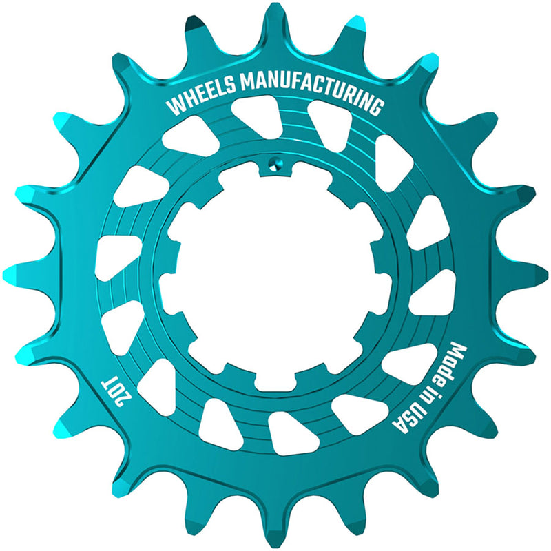 Load image into Gallery viewer, Wheels Manufacturing SOLO HG Cog - 20t, Fits SOLO-HG Kits, Teal
