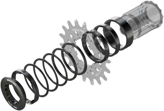 Wheels Manufacturing SOLO-HG Single Speed Conversion Kit - For HG Style Hubs, Black