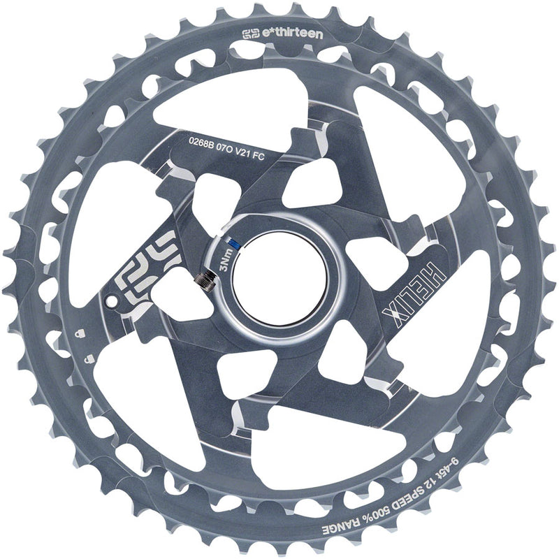Load image into Gallery viewer, e*thirteen Helix Race Cassette - 12-Speed, 9-45t, Gray
