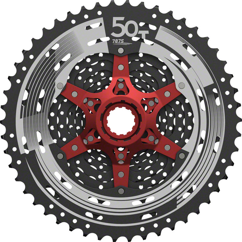 Load image into Gallery viewer, SunRace MX8 Cassette - 11 Speed 11-50t Black Bicycle Part Shimano Cassette Body
