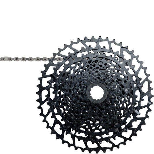 SRAM NX Eagle PG-1230 12-Speed Cassette & GX Eagle 12-Speed Chain Set Durable E-MTB Performance