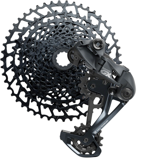 SRAM 12-Speed GX Eagle Rear Derailleur & NX Eagle PG-1230 Cassette Bundle Durable E-MTB, Off-Road, Climbing Gear