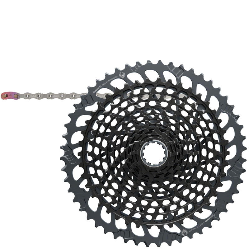 Load image into Gallery viewer, SRAM X01 Eagle 12-Speed Bike Cassette &amp; Chain Bundle Durable Titanium Nitride, XD Driver Compatibility, High-Performance MTB &amp; E-MTB Components
