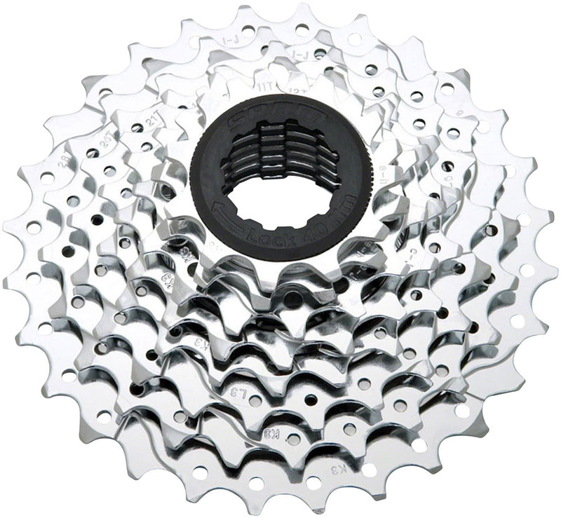 Load image into Gallery viewer, SRAM PG-850 Cassette - 8 Speed, 11-32t, Silver
