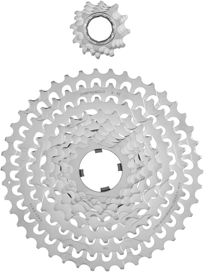 Load image into Gallery viewer, Campagnolo EKAR Cassette - 13-Speed, 9-42t, Silver, For N3W Driver Body
