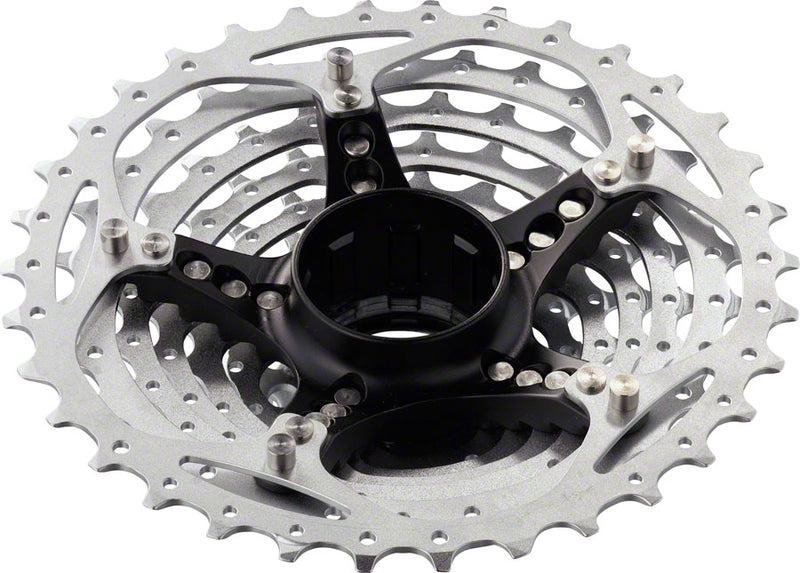 Load image into Gallery viewer, Shimano Deore XT CS-M770 Cassette - 9 Speed, 11-34t, Silver
