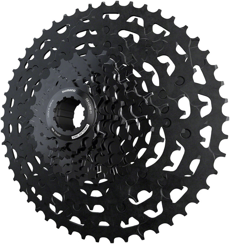 Load image into Gallery viewer, Shimano CUES  CS-LG700-11 Cassette - 11 Speed, 11-50t, LINKGLIDE, Black
