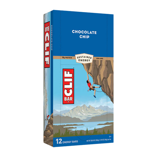 Clif Bar Original Chocolate Chip Crunch Box of 12 Convenient Source of Energy