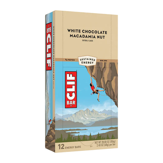 Clif Bar Original White Chocolate Macadamia Box of 12 Quick Source of Energy