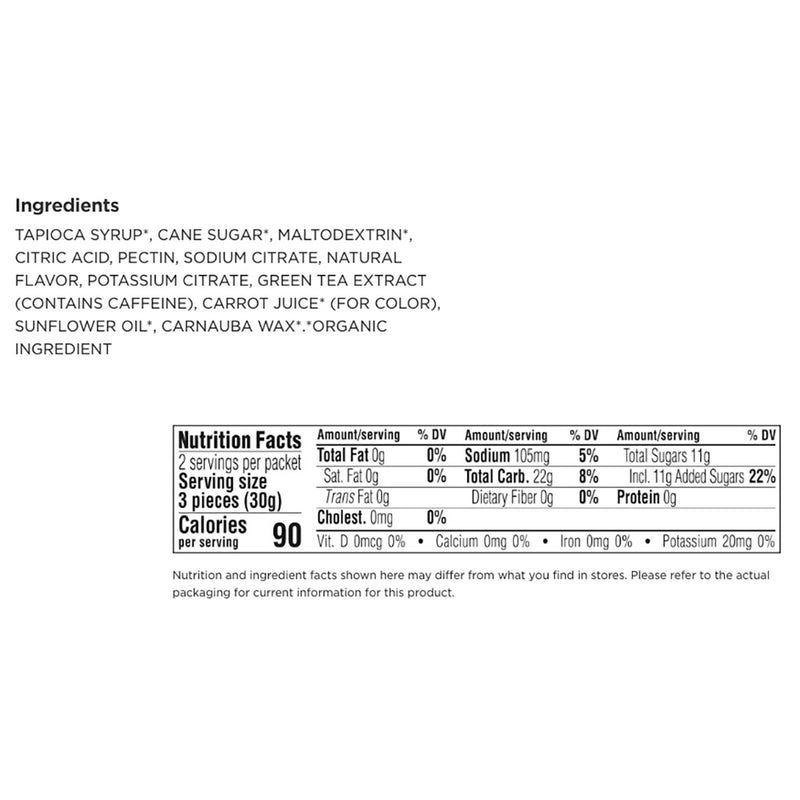 Load image into Gallery viewer, Clifbar Clif Bloks Energy Chews Energy Sour Strawberry Lemonade Box of 18 No
